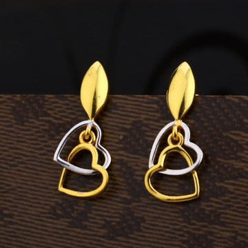 22 carat gold ladies earrings RH-LE455