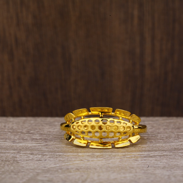 22kt  Gold Women's Plain Ring LPR225