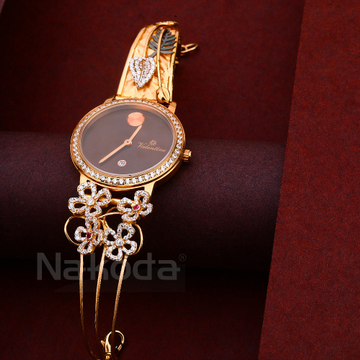 18CT CZ Ladies Delicate Rose Gold Watch RLW423