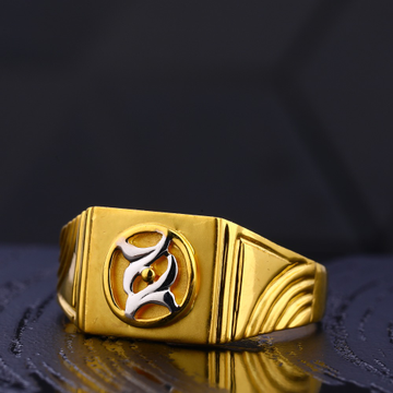 22kt Gold Men's Gorgeous Plain Ring MR754