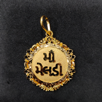916 Gold Fancy Meladi Maa Named Pendant