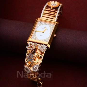 18CT CZ Women's Delicate Hallmark Rose Gold Watch...