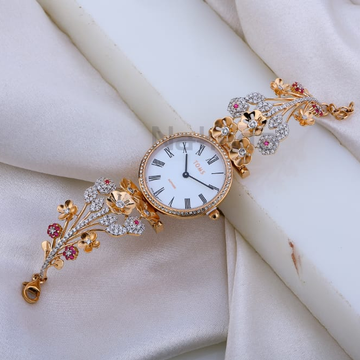 750 Rose Gold Ladies Watch RLW491