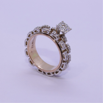 18K gold diamond ring agj-lr-302