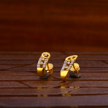 22KT Gold CZ Hallmark Classic Ladies Tops Earrings...