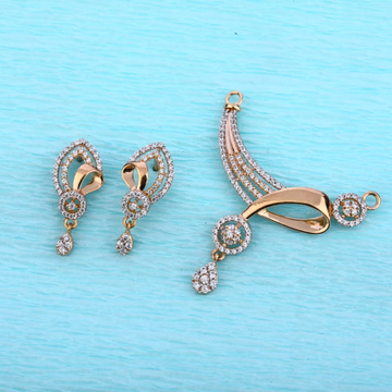 750 CZ Rose Gold Exclusive Mangalsutra Pendant RMP...