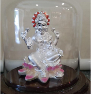 999 silver light weight design maa laxmi statue  by 