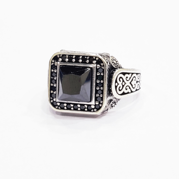 925 Sterling Silver Turkish Gent's Ring by Veer Jewels