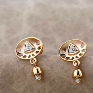 18 carat Rose Gold Ladies Earrings RH-LE690