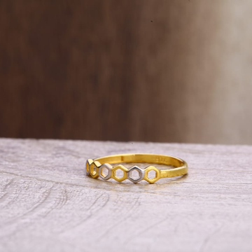 916 Gold CZ Hallmark Fancy Ladies Plain Ring LPR30...