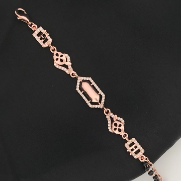 925 Silver  Rose Gold  Mangalsutra Bracelet by 