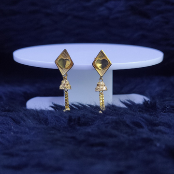 22KT/916 Yellow Gold Gowri Drop Earrings For Women