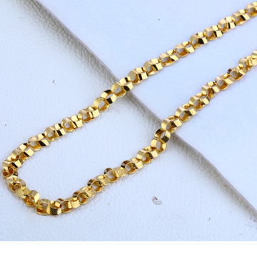 916 gold Designer  Choco Chain MCH176