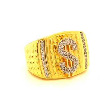 22K Big Dollar Ring by 