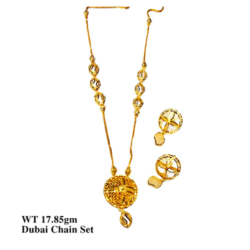 22k Dubai chain set by 