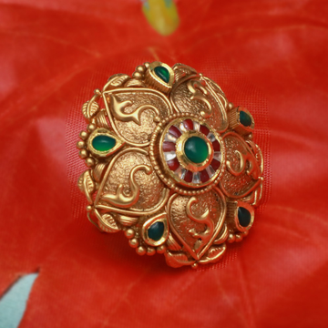 916 Gold antique Ring For Bridal PJ-R006