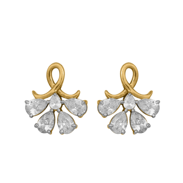 Diamond Gold Cocktail Earrings MDER155