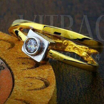 Unique Singal Stone Fancy Ladies Ring LRG -0397