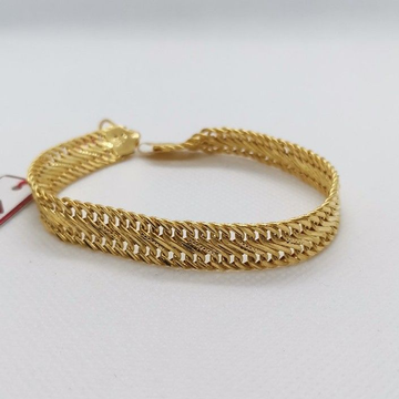 Heavy Mens Gold Bracelet For Party Wear One Gram Gold Jewelry BRAC338