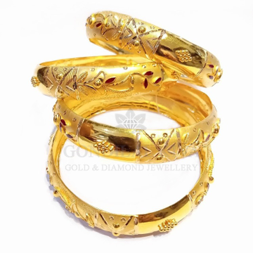 22kt gold bangle gbgh13 by 