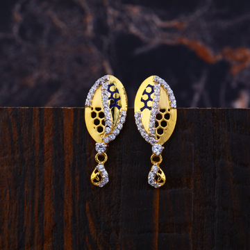 Gold Ladies Earrings-LFE126