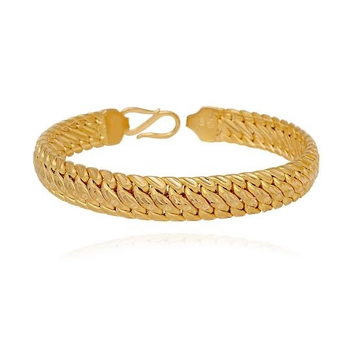 White Gold Tone Kundan Inspired Pearl Bracelet  Femizen