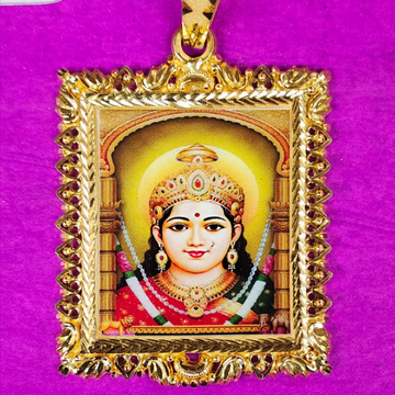 22k Gold Printed Chehar maa mina pendant by Saurabh Aricutting