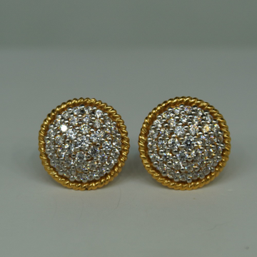 916 Gold Round earrings