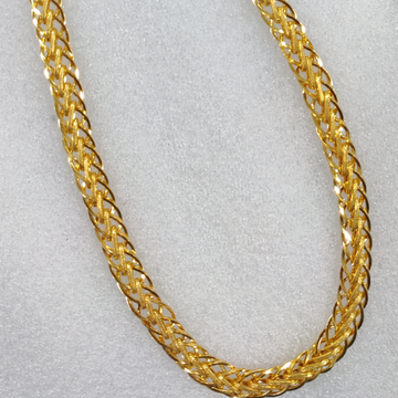 916 Gold Fancy Gent's Indo Hollow Chain