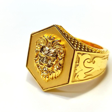 22 kt gold bahubali rings by 