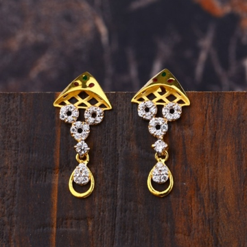 22 carat gold ladies earrings RH-LE492