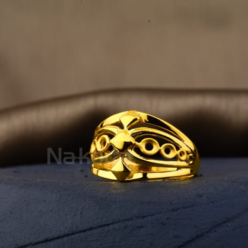 916 Gold Hallmark Exclusive Ladies Plain Ring LPR5...