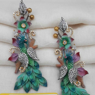 Designer peacock Earrings#354