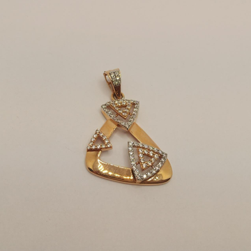 18k gold diamond pendant by 