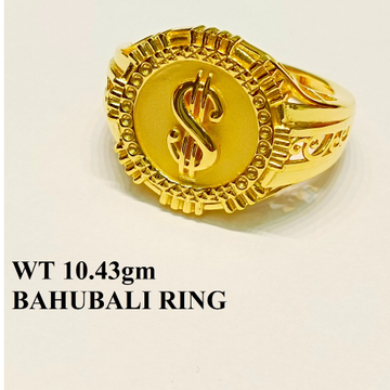 22K Bahubali Dollar Ring by 