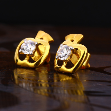 22KT Gold Ladies Exclusive Solitaire Earring LSE22...