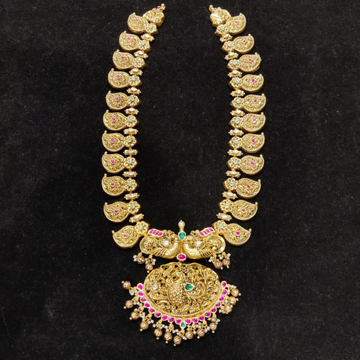 22k Gold Daily Wear Design Necklace Set