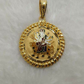 916 Gold Ambaji Maa Designer Pendant