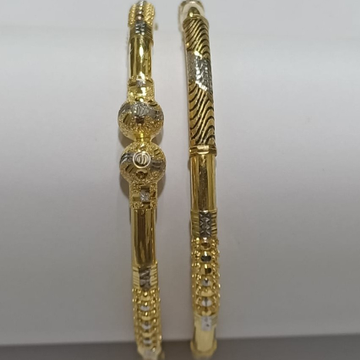 22KT Gold Hallmark CZ Ghaba Kadali SG34 by 