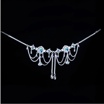 Silver Designer Juda Waist Belt by MSK Jewel Art Private Limited