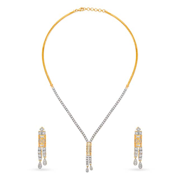 916 Yellow Gold Heritage Design Necklace Set