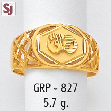Om Gents Ring Plain GRP-827