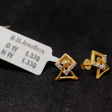 22 carat gold ladies earrings RH-LE314