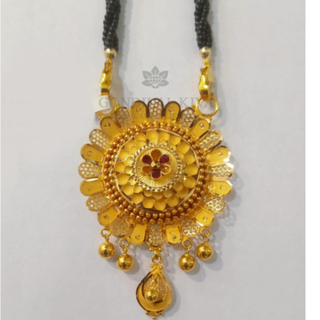 22kt gold mangalsutra gdl-h3 by 