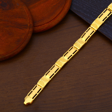916 Gold Classic Mens Bracelet MPB172