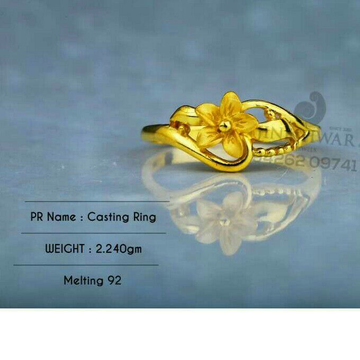 916 Work Were Plain Casting Ladies Ring LRG -0578