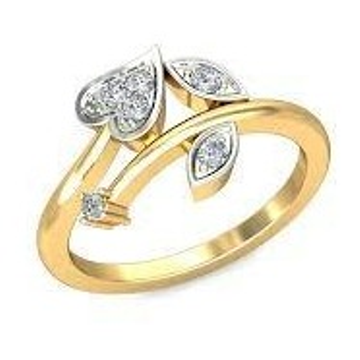 916 Gold cZ Ladies Ring LR-0014