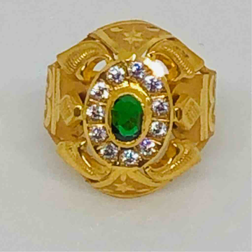 18kt exclusive gents ring by Prakash Jewellers