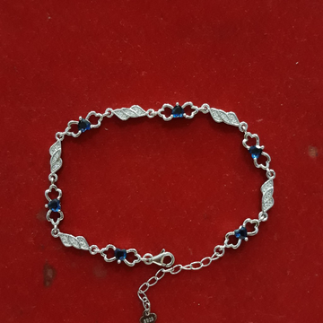new fancy blue stone 92.5 ladies lucky by 