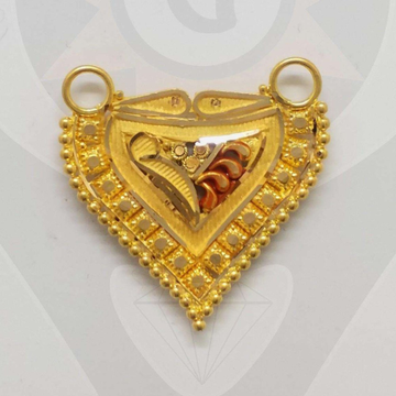 916 gold stylish mangalsutra pendant by 
